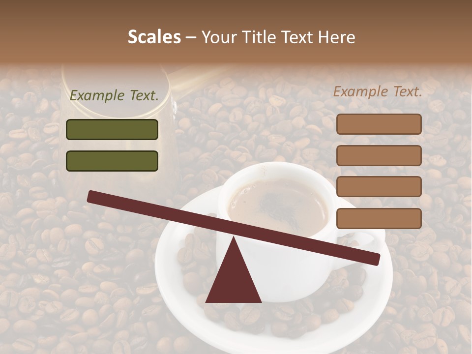 Hot Flavor Caffeine PowerPoint Template