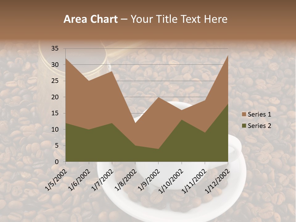 Hot Flavor Caffeine PowerPoint Template