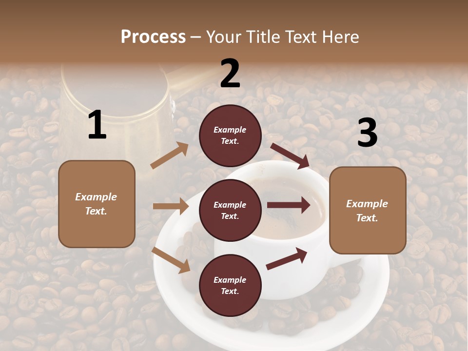 Hot Flavor Caffeine PowerPoint Template