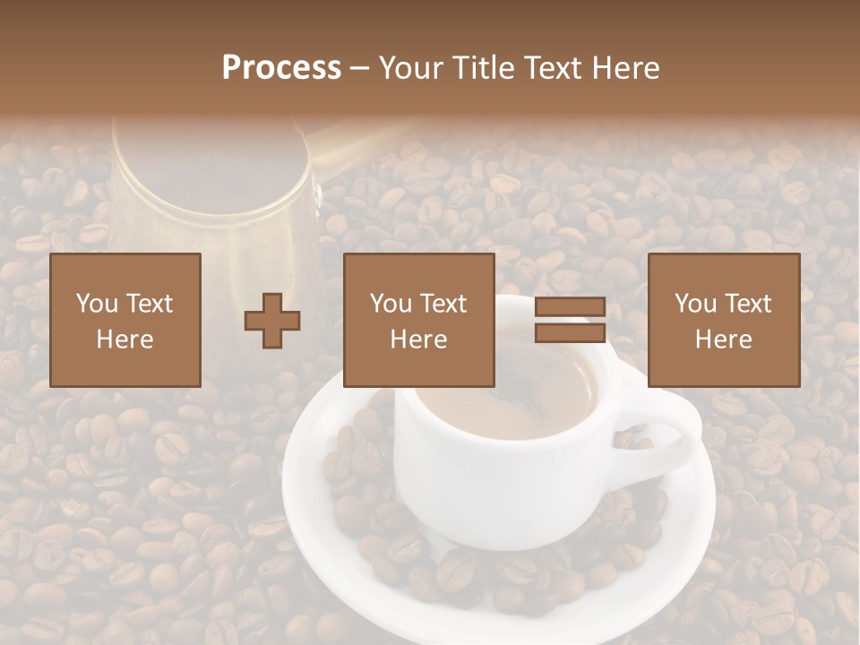 Hot Flavor Caffeine PowerPoint Template
