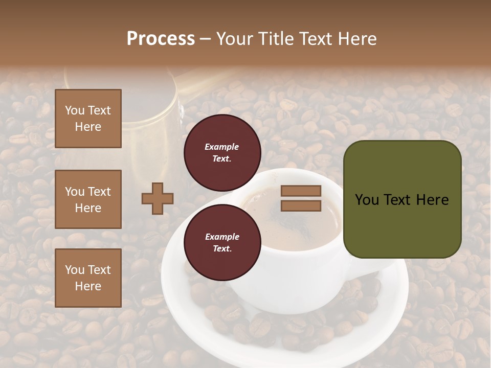 Hot Flavor Caffeine PowerPoint Template