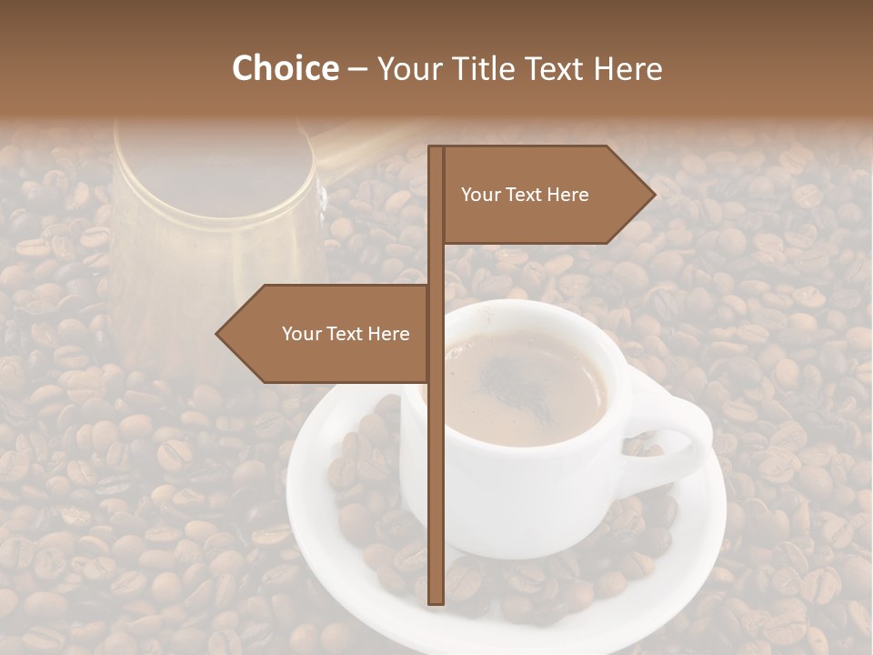 Hot Flavor Caffeine PowerPoint Template