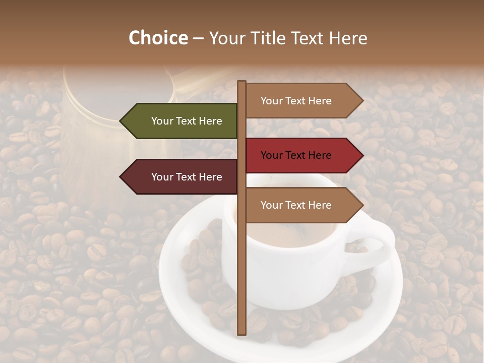 Hot Flavor Caffeine PowerPoint Template