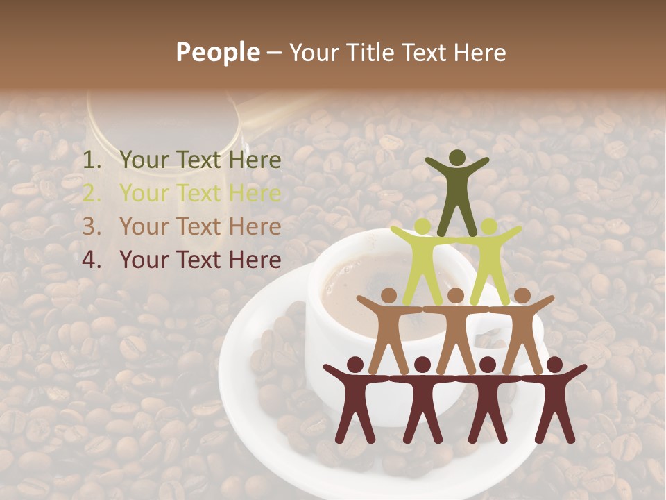 Hot Flavor Caffeine PowerPoint Template