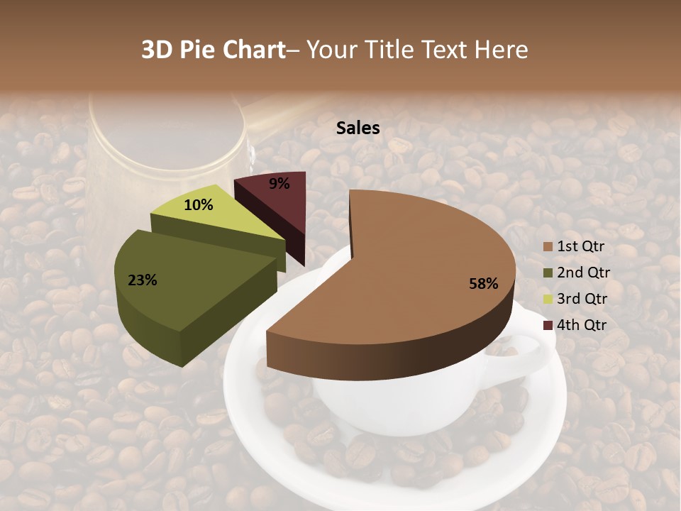 Hot Flavor Caffeine PowerPoint Template