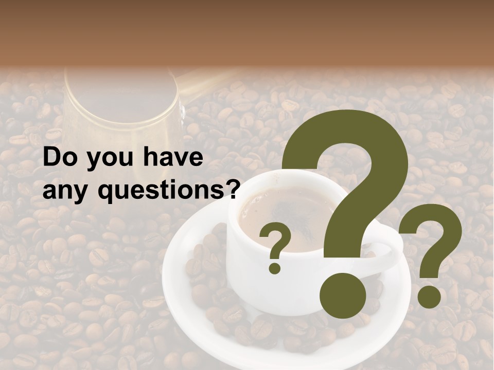 Hot Flavor Caffeine PowerPoint Template