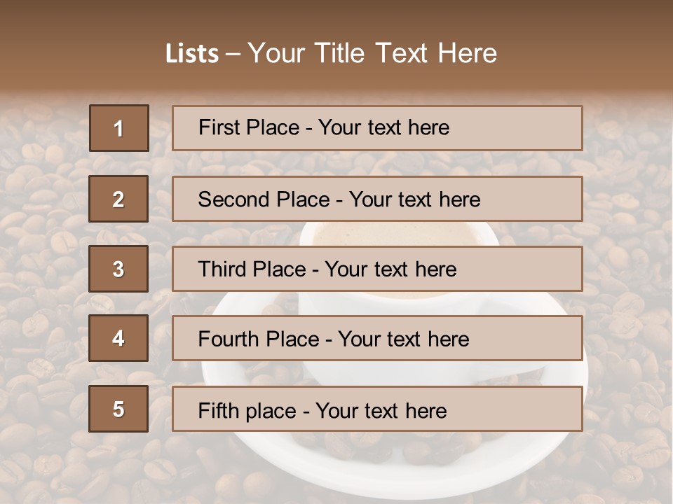 Aromatic Espresso Aroma PowerPoint Template
