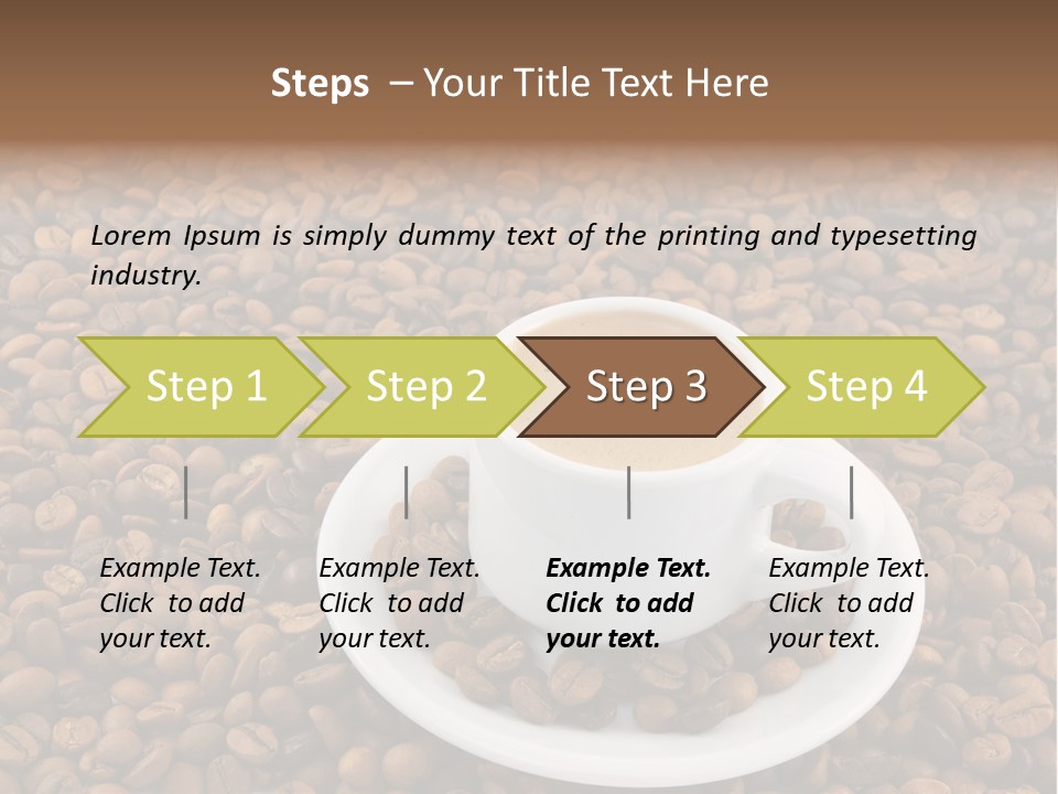 Aromatic Espresso Aroma PowerPoint Template