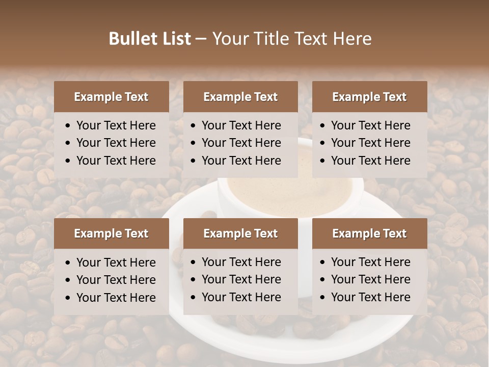 Aromatic Espresso Aroma PowerPoint Template