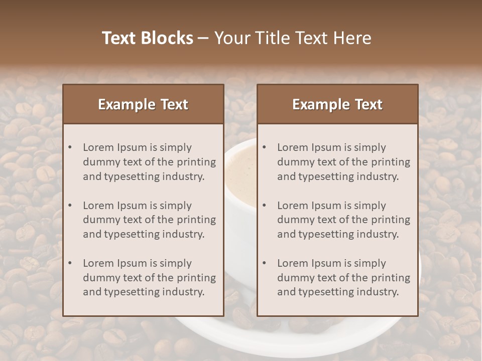 Aromatic Espresso Aroma PowerPoint Template