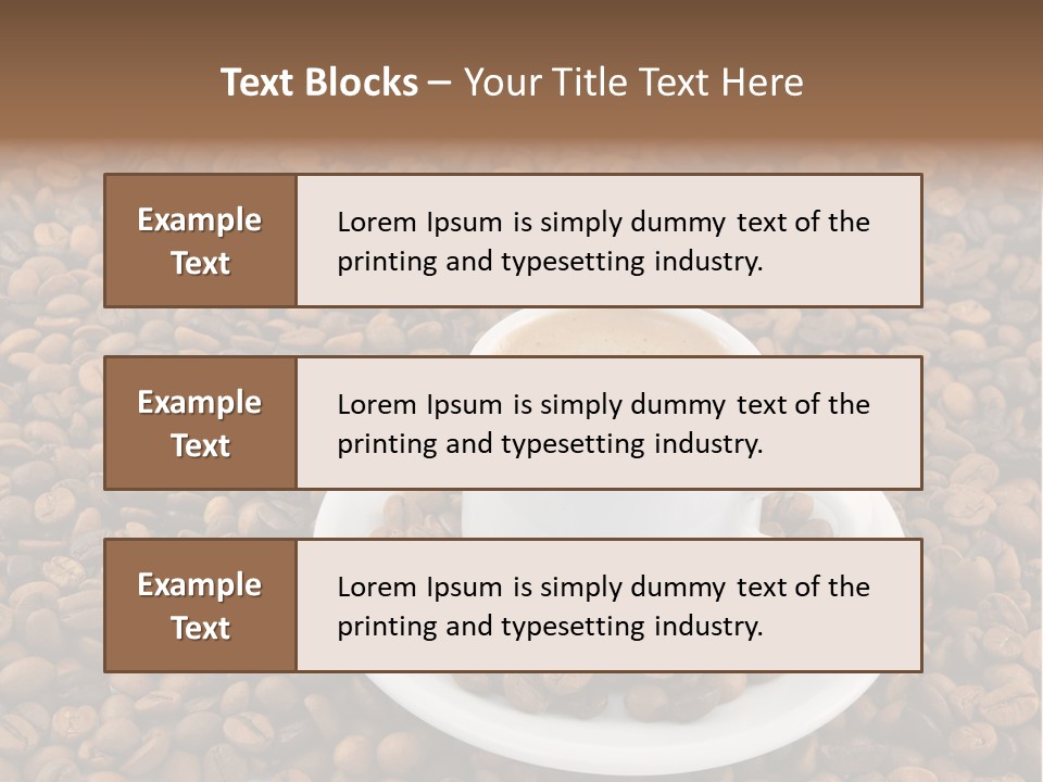 Aromatic Espresso Aroma PowerPoint Template