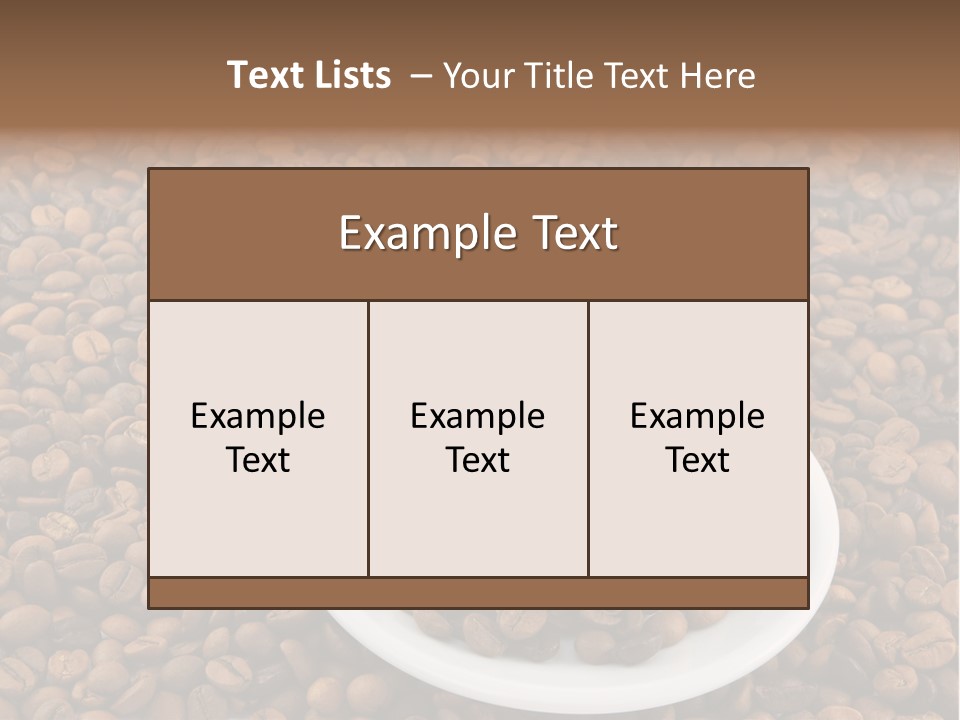 Aromatic Espresso Aroma PowerPoint Template