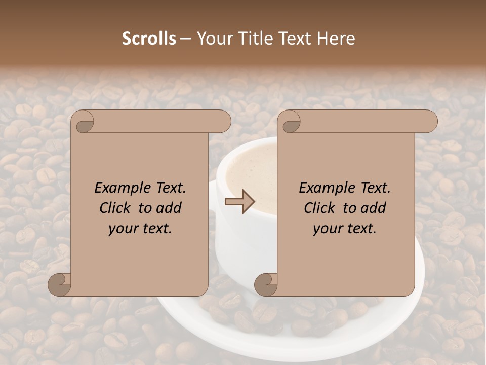Aromatic Espresso Aroma PowerPoint Template