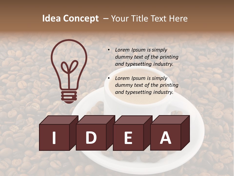 Aromatic Espresso Aroma PowerPoint Template