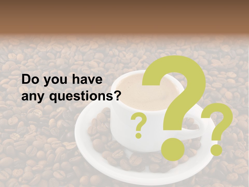 Aromatic Espresso Aroma PowerPoint Template