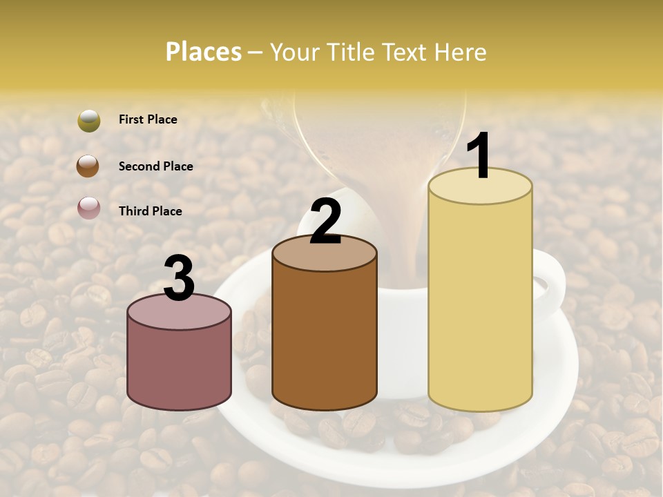 Caffeine Cup Coffee PowerPoint Template