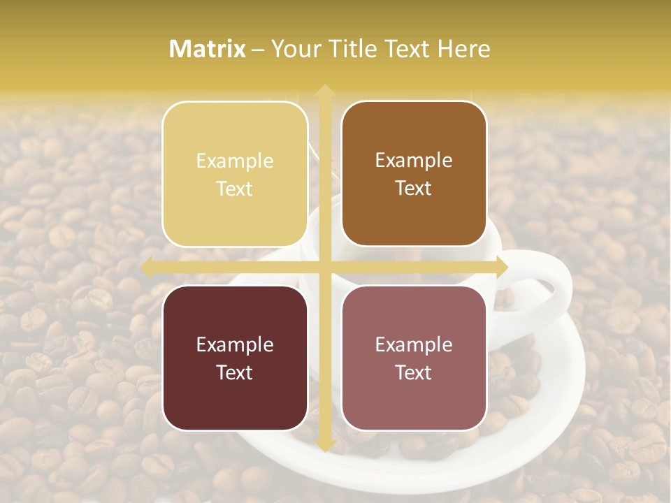 Caffeine Cup Coffee PowerPoint Template