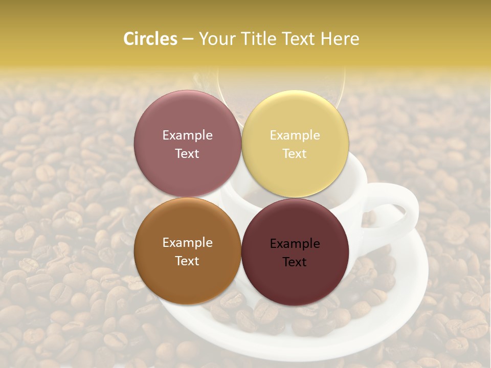 Caffeine Cup Coffee PowerPoint Template