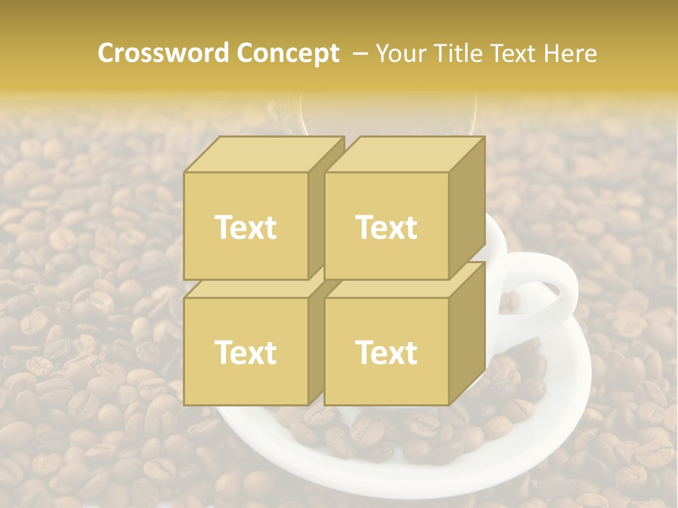 Caffeine Cup Coffee PowerPoint Template