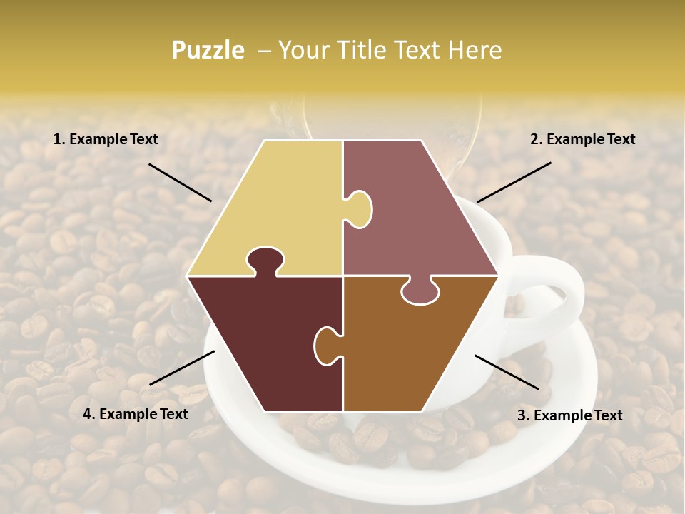 Caffeine Cup Coffee PowerPoint Template