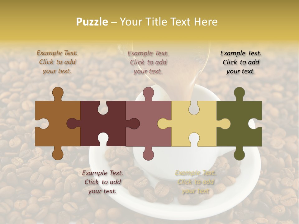 Caffeine Cup Coffee PowerPoint Template