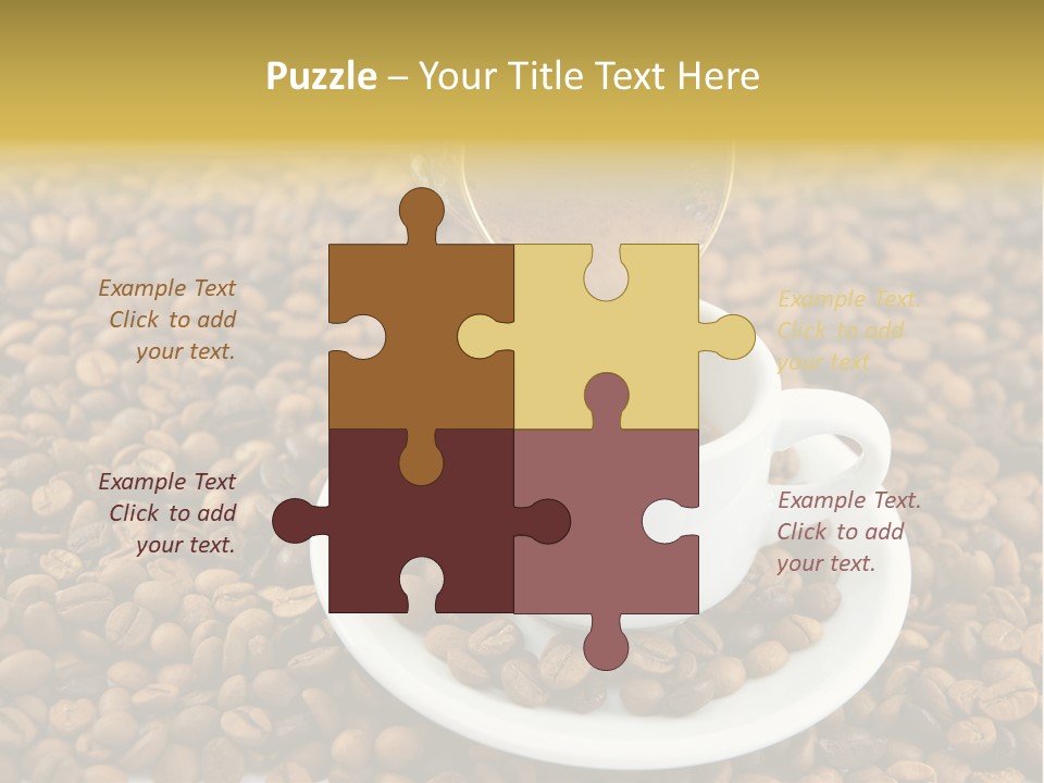 Caffeine Cup Coffee PowerPoint Template