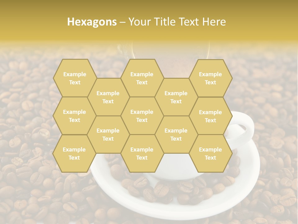 Caffeine Cup Coffee PowerPoint Template