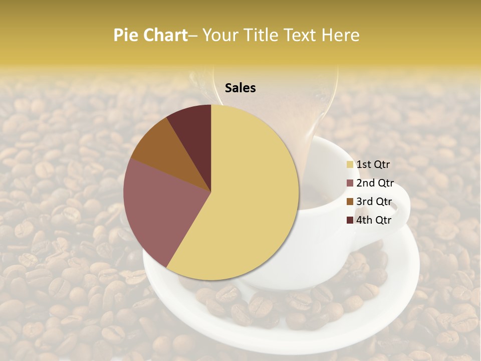 Caffeine Cup Coffee PowerPoint Template