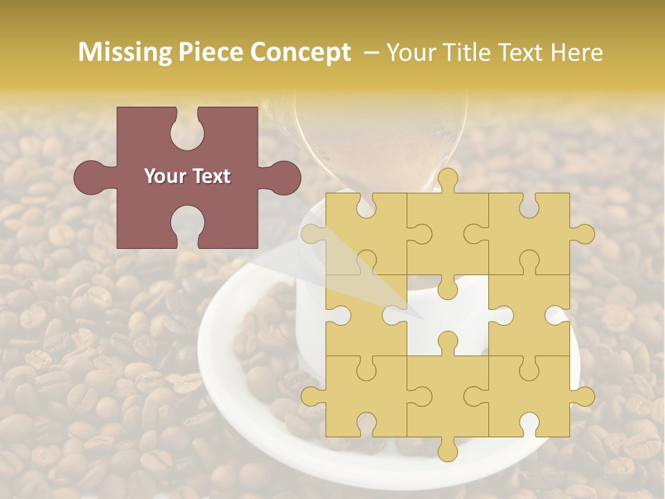 Caffeine Cup Coffee PowerPoint Template