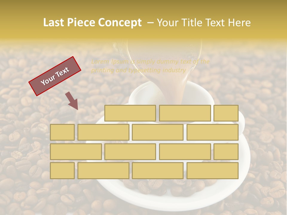 Caffeine Cup Coffee PowerPoint Template