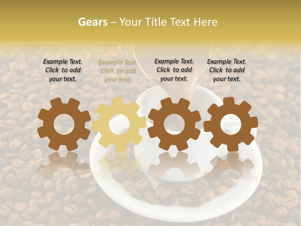 Caffeine Cup Coffee PowerPoint Template