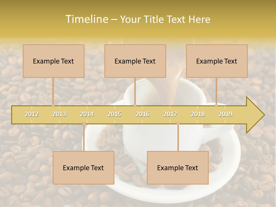 Caffeine Cup Coffee PowerPoint Template