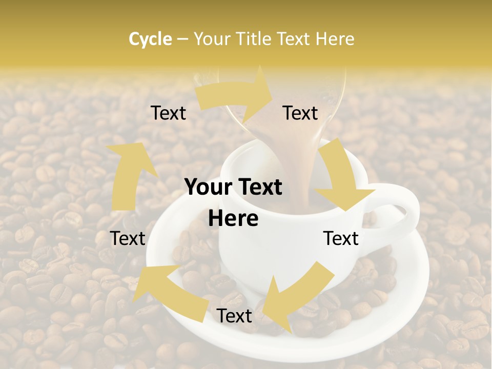 Caffeine Cup Coffee PowerPoint Template