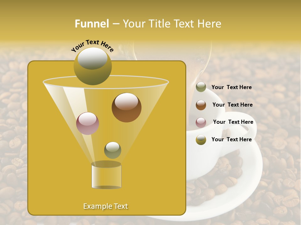 Caffeine Cup Coffee PowerPoint Template