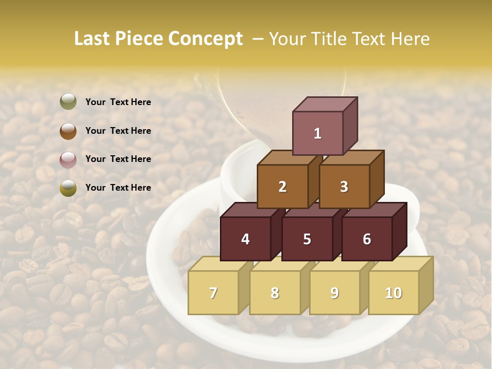 Caffeine Cup Coffee PowerPoint Template