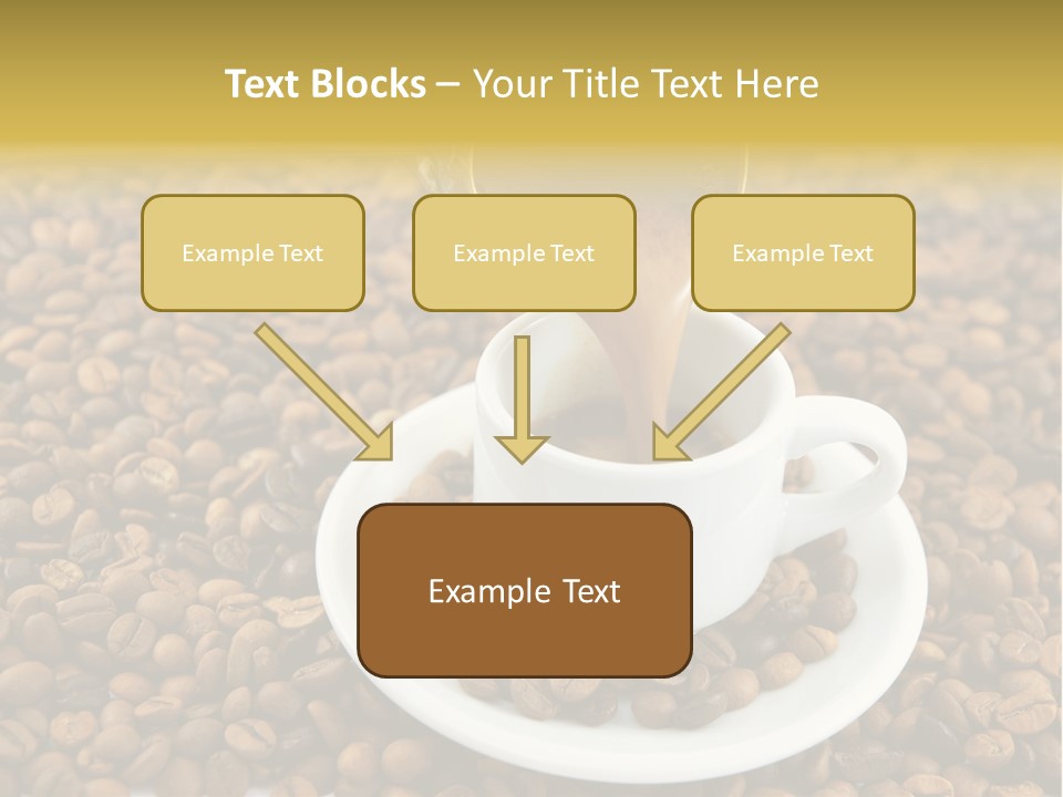 Caffeine Cup Coffee PowerPoint Template