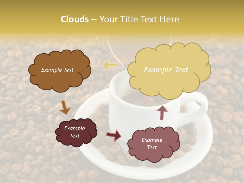 Caffeine Cup Coffee PowerPoint Template