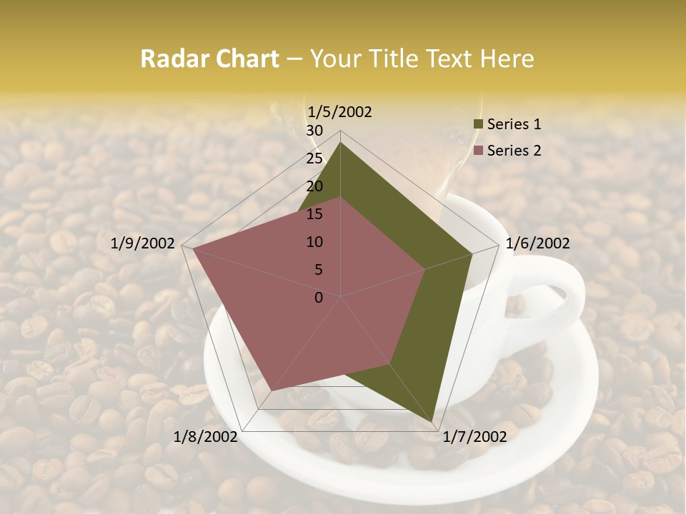 Caffeine Cup Coffee PowerPoint Template