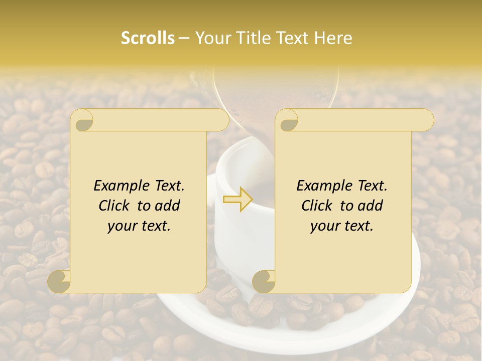 Caffeine Cup Coffee PowerPoint Template