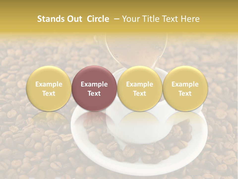 Caffeine Cup Coffee PowerPoint Template
