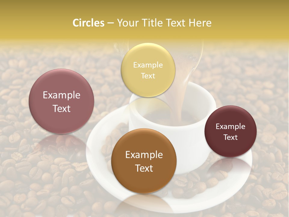 Caffeine Cup Coffee PowerPoint Template