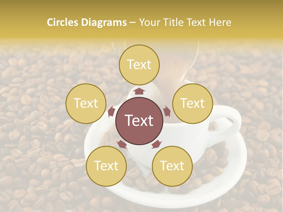 Caffeine Cup Coffee PowerPoint Template