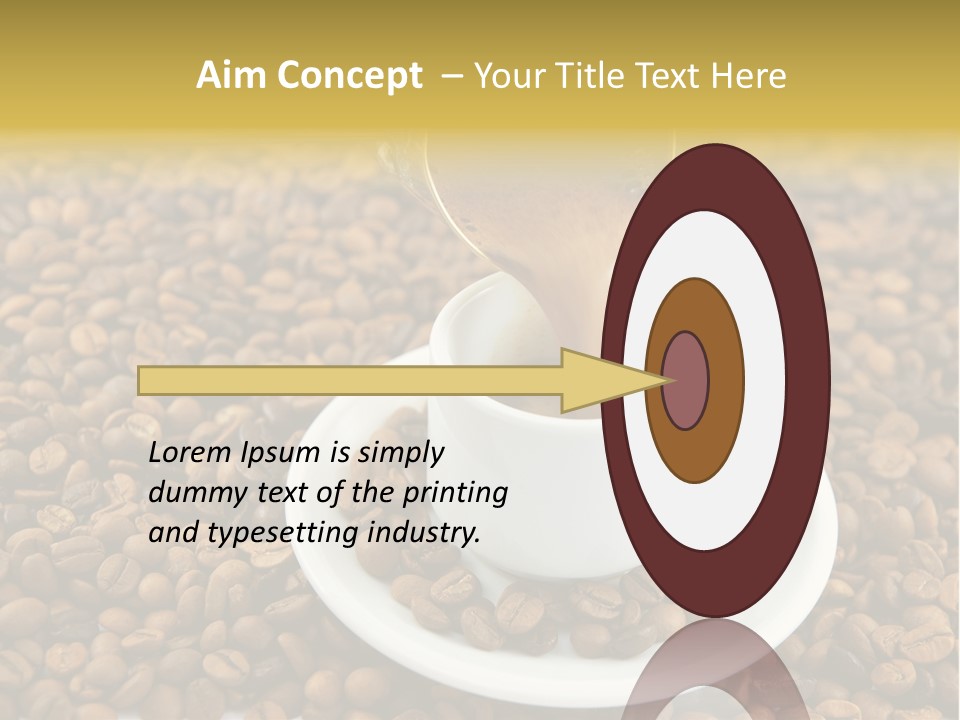 Caffeine Cup Coffee PowerPoint Template