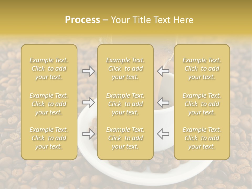Caffeine Cup Coffee PowerPoint Template