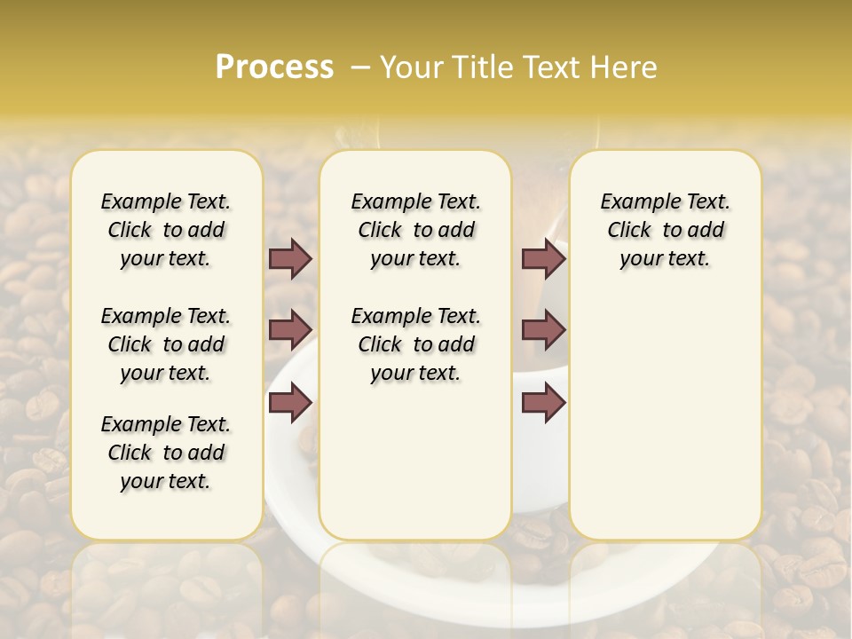 Caffeine Cup Coffee PowerPoint Template