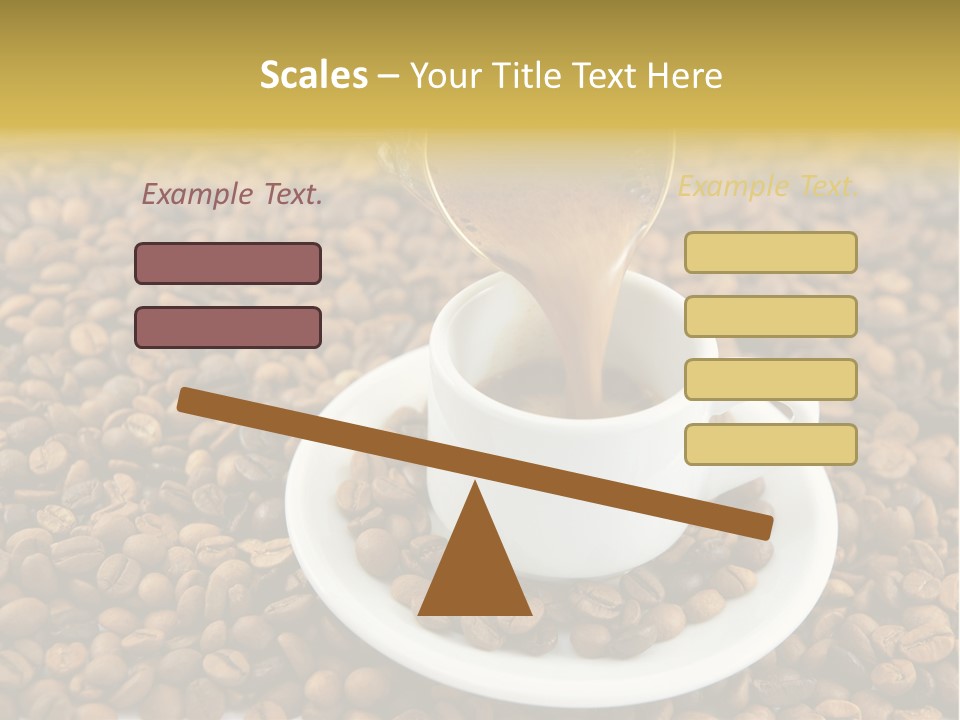 Caffeine Cup Coffee PowerPoint Template