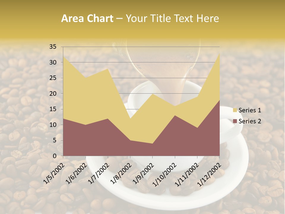 Caffeine Cup Coffee PowerPoint Template