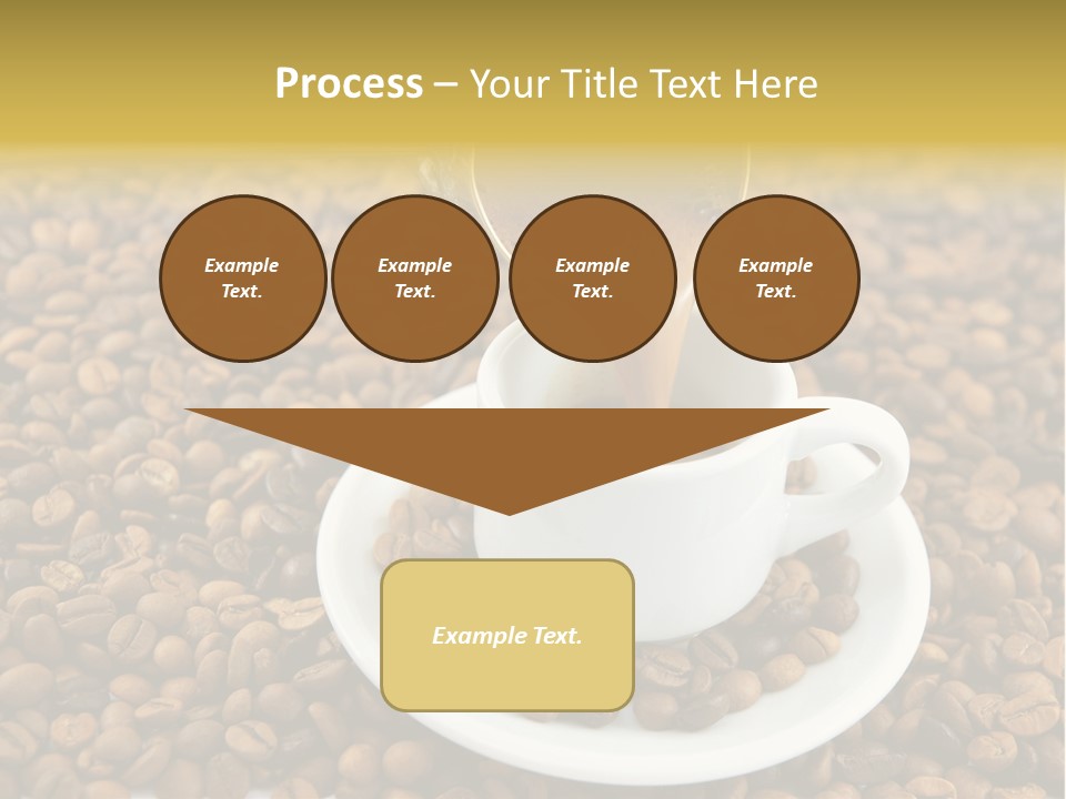 Caffeine Cup Coffee PowerPoint Template