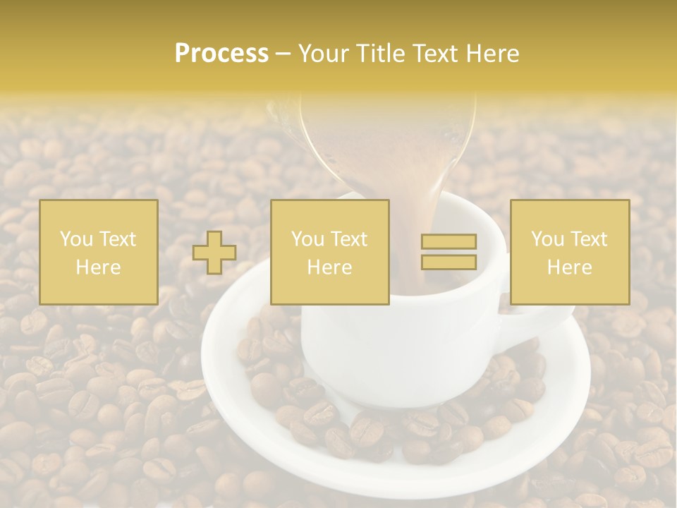 Caffeine Cup Coffee PowerPoint Template