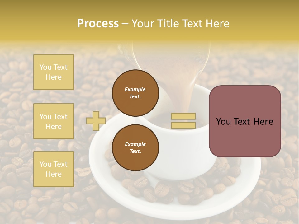 Caffeine Cup Coffee PowerPoint Template